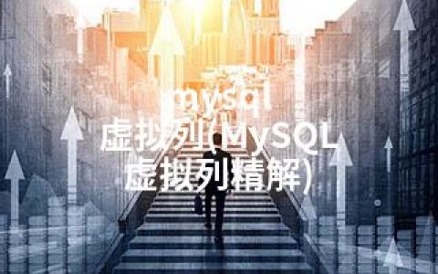 mysql 虚拟列(MySQL 虚拟列精解)