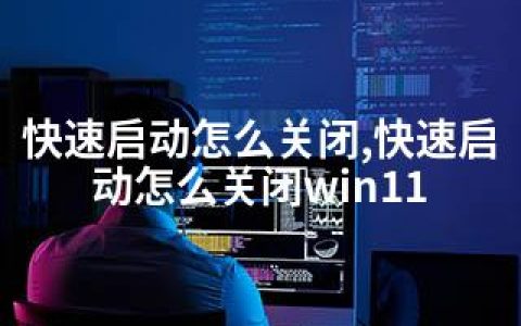 快速启动怎么关闭,快速启动怎么关闭win11