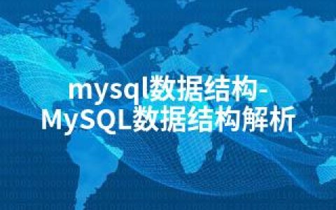 mysql数据结构-MySQL数据结构解析