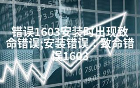 错误1603安装时出现致命错误;安装错误：致命错误1603