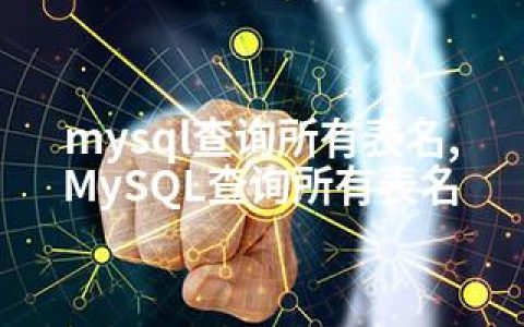 mysql查询所有表名,MySQL查询所有表名