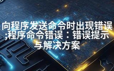 向程序发送命令时出现错误;程序命令错误：错误提示与解决方案
