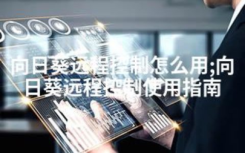 向日葵远程控制怎么用;向日葵远程控制使用指南