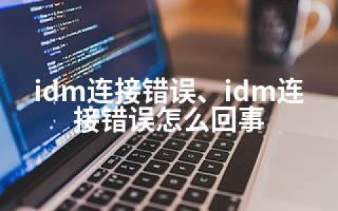 idm连接错误、idm连接错误怎么回事