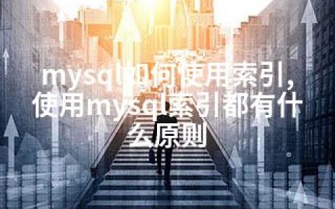 mysql如何使用索引,使用mysql索引都有什么原则