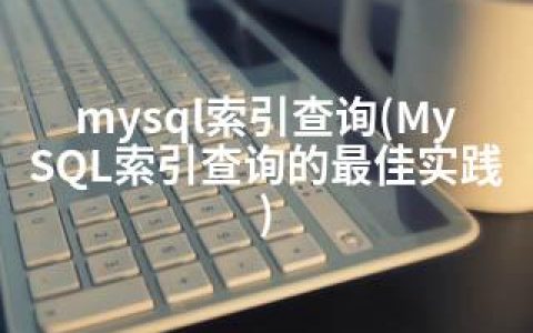 mysql索引查询(MySQL索引查询的实践)