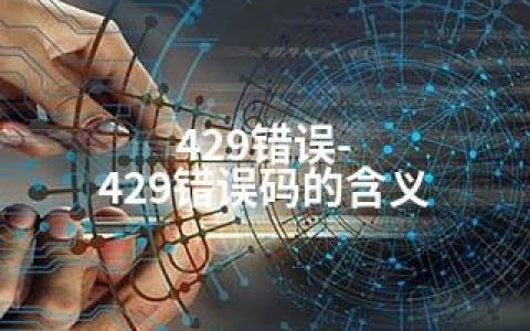 429错误-429错误码的含义