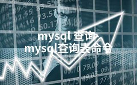 mysql 查询-mysql查询表命令