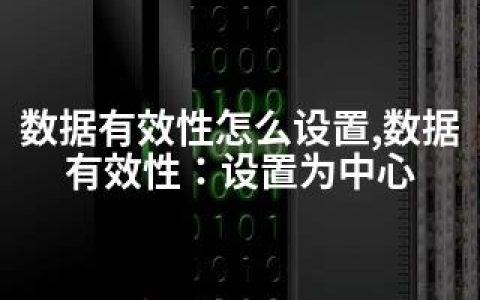 数据有效性怎么设置,数据有效性：设置为中心