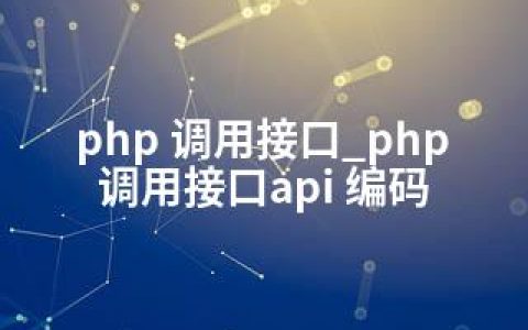 php 调用接口_php调用接口api 编码