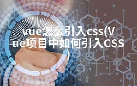 vue怎么引入css(Vue项目中如何引入CSS)