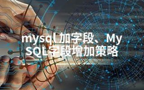 mysql 加字段、MySQL字段增加策略