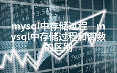 mysql中存储过程—mysql中存储过程和函数的区别