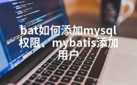 bat如何添加mysql权限、mybatis添加用户