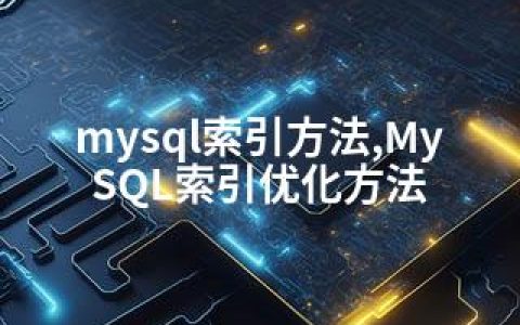 mysql索引方法,MySQL索引优化方法
