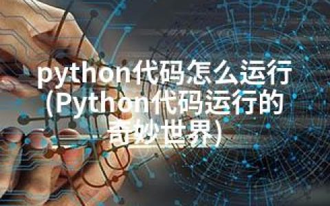 python代码怎么运行(Python代码运行的奇妙世界)