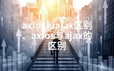 axios和ajax区别、axios与ajax的区别