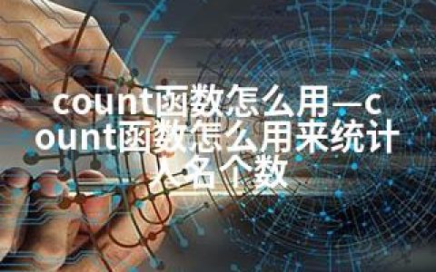 count函数怎么用—count函数怎么用来统计人名个数