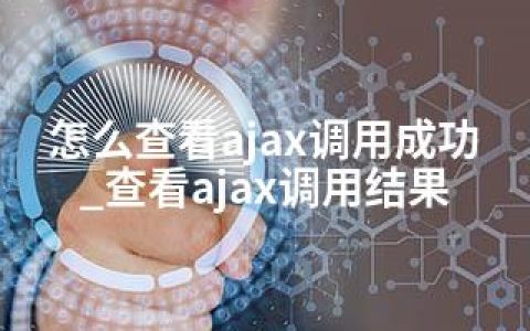 怎么查看ajax调用成功_查看ajax调用结果