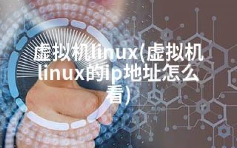 虚拟机linux(虚拟机linux的ip地址怎么看)