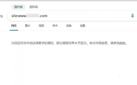 网站被bing屏蔽以及网站被bing删除的原因及解决方法 