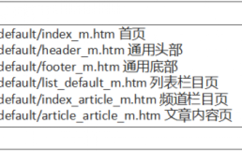 如何使用织梦（dedecms）搭建手机站