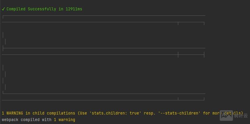 WARNING in child compilations (Use ‘stats.children: true’ resp. ‘–stats-children’ for more details)报错提示，怎么解决？