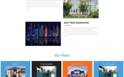 搭建一个房产网站