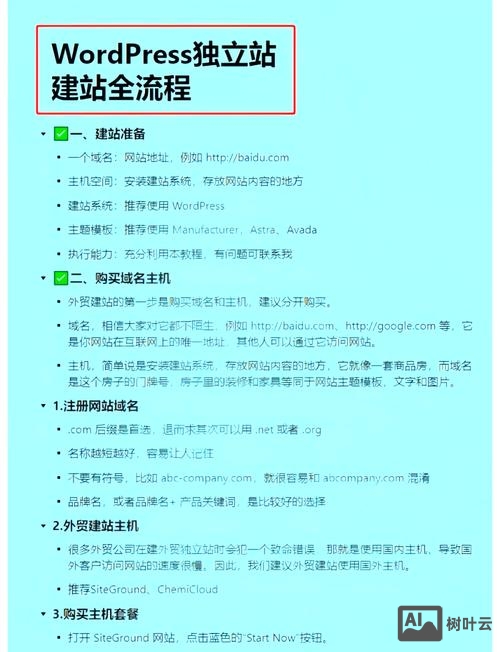 搭建一个简洁的网址