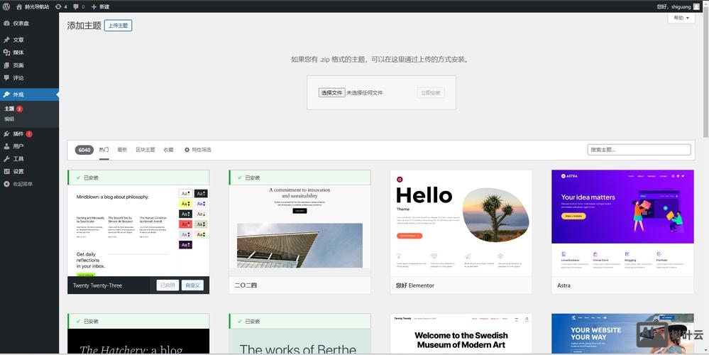 搭建网站后的网址