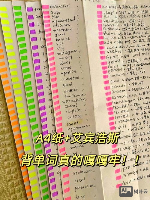 a4纸如何快速记住单词