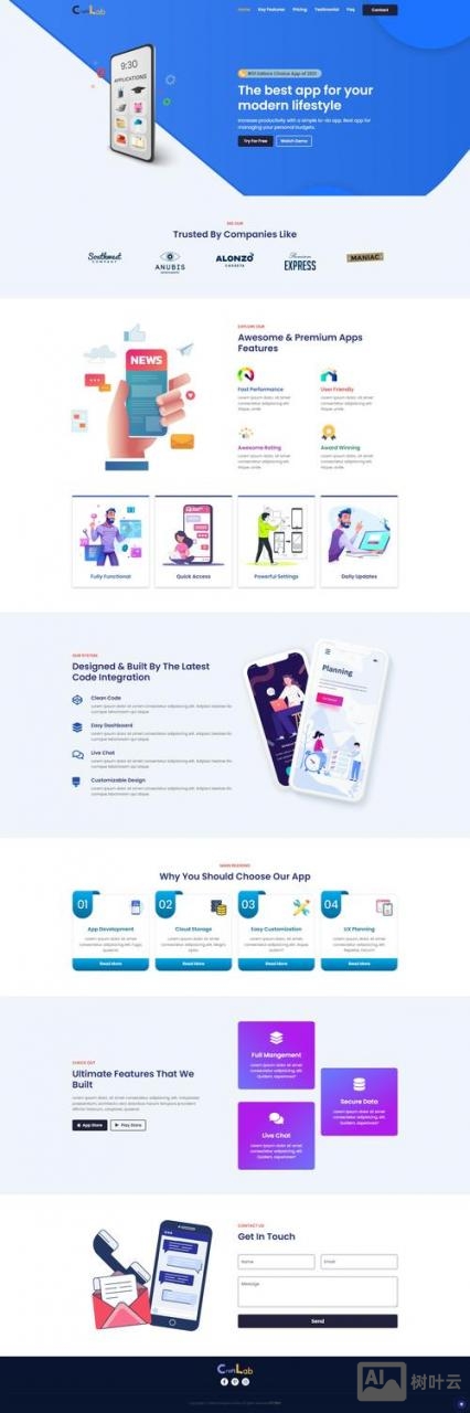 自己搭建一个模板网站