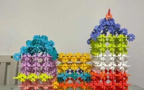 雪花片的搭建几种方法