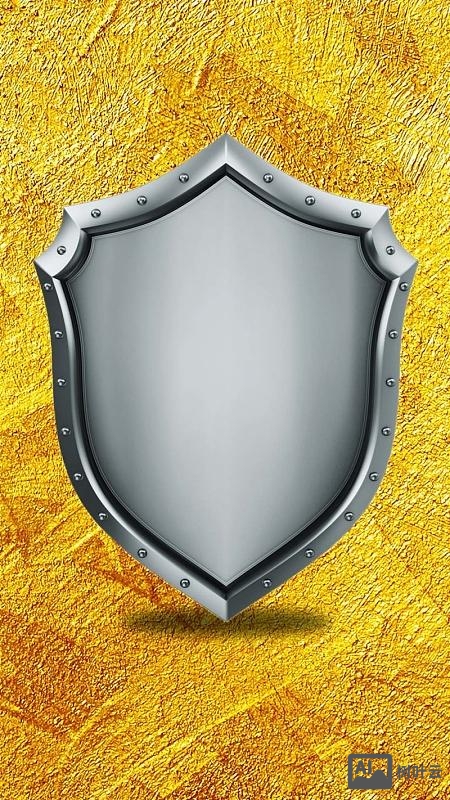 pscs6如何做金属质感盾牌