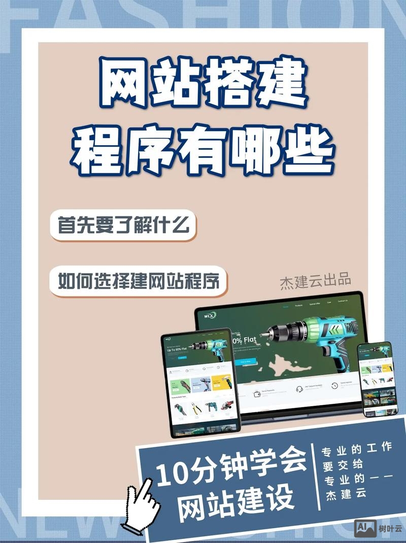 搭建网站需要程序