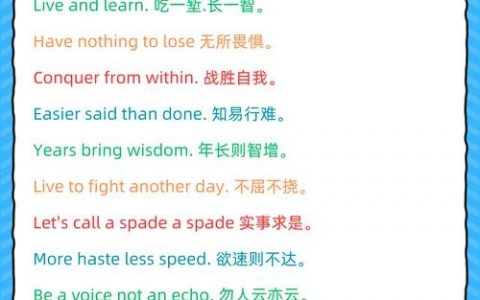 四条理由用英语如何表达