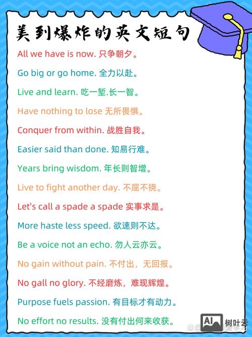 四条理由用英语如何表达