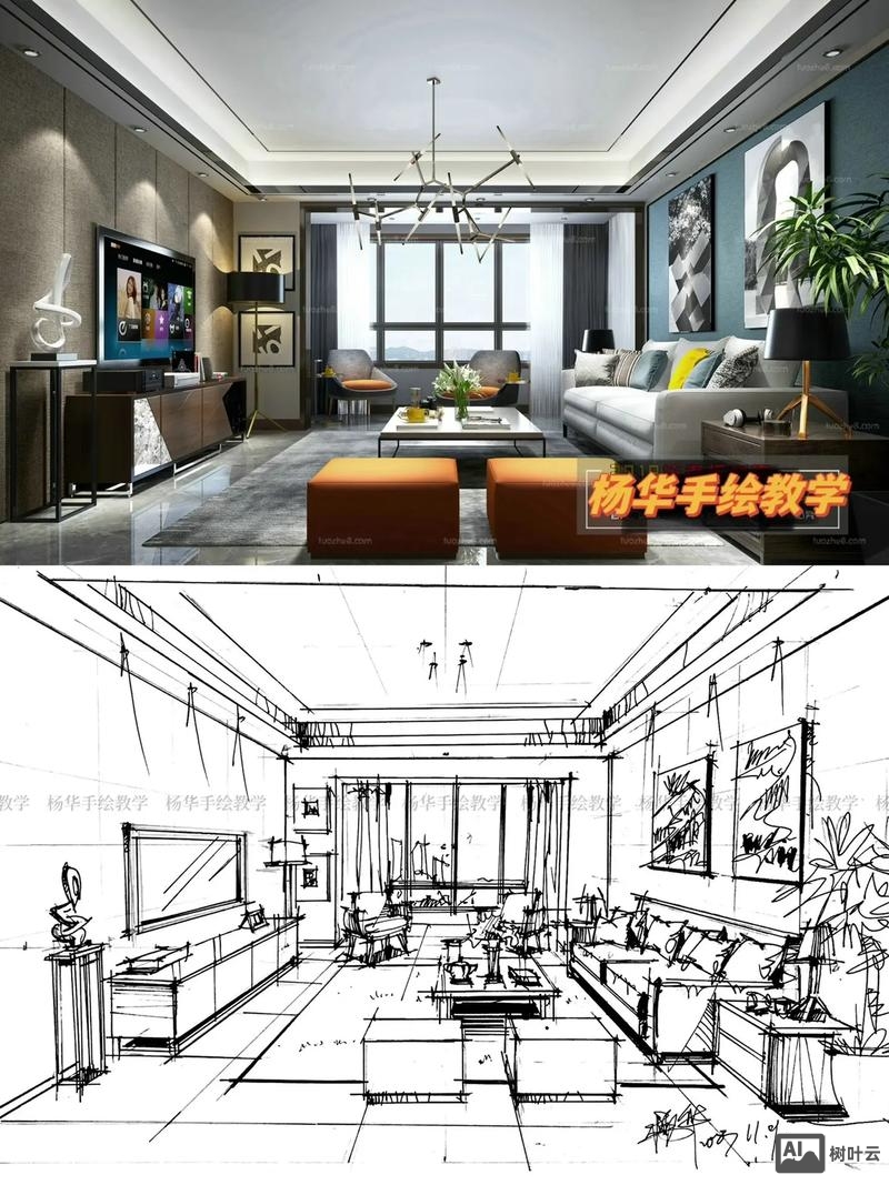 室内效果图如何一稿过