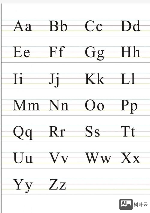 二十四十英语字母如何