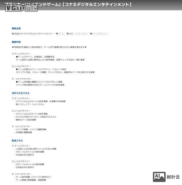 科乐美上海招聘