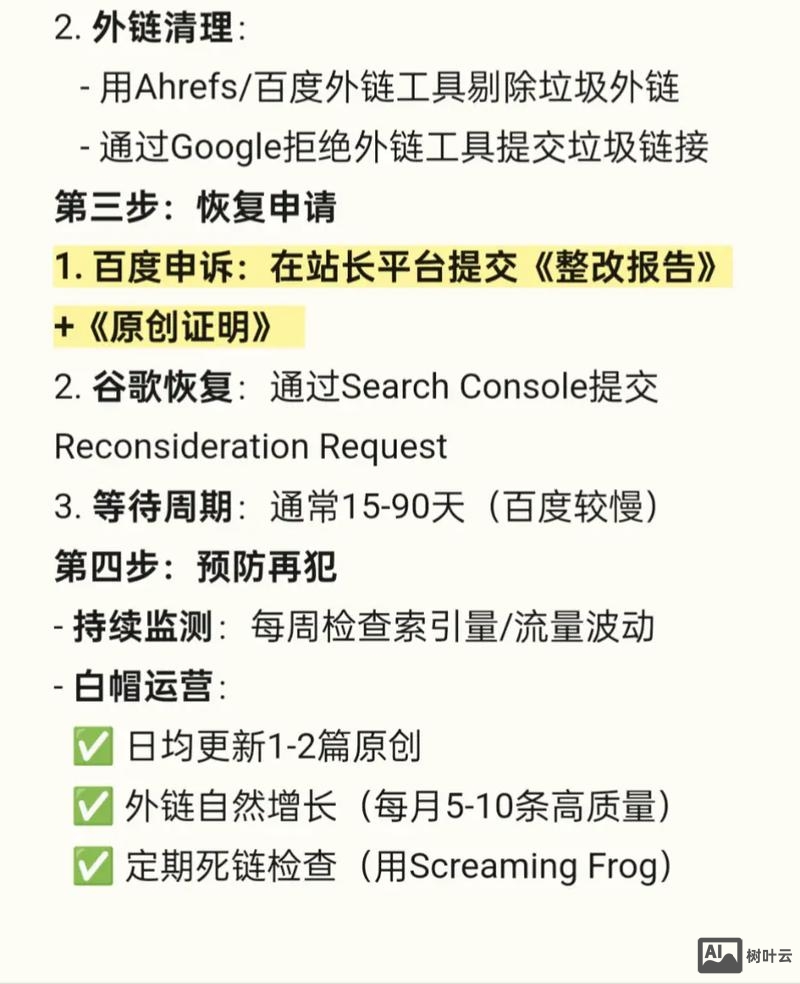 网站被降权改如何解决