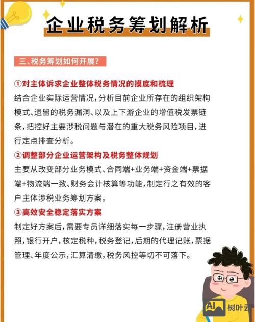 税务筹划团队搭建方案