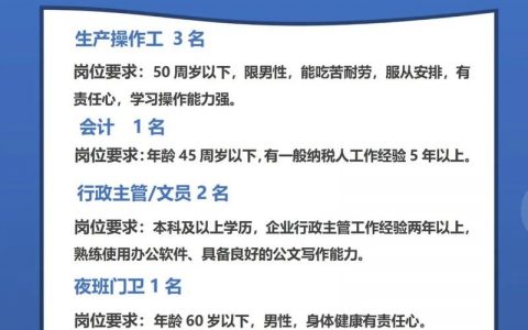 永硕招聘，永硕招聘有哪些岗位和要求？