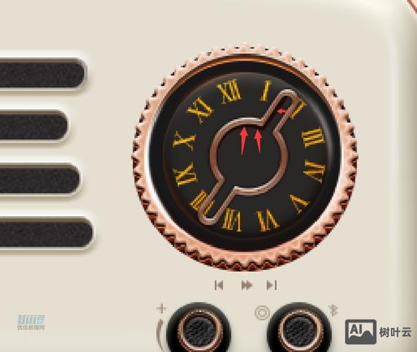 ps如何制作收音机渐变按钮