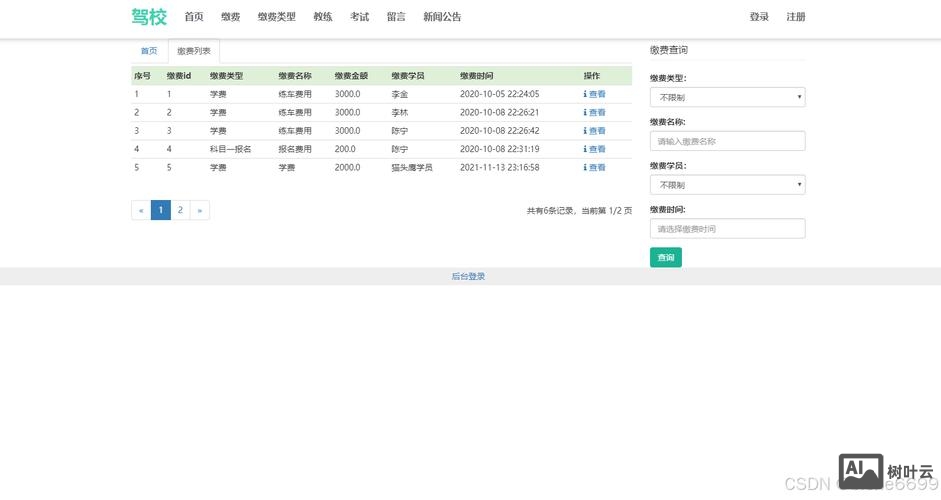 驾校招生网站搭建