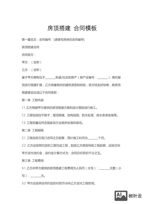 微信平台搭建合同