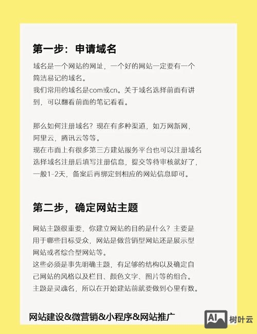 如何完整建设一个网站