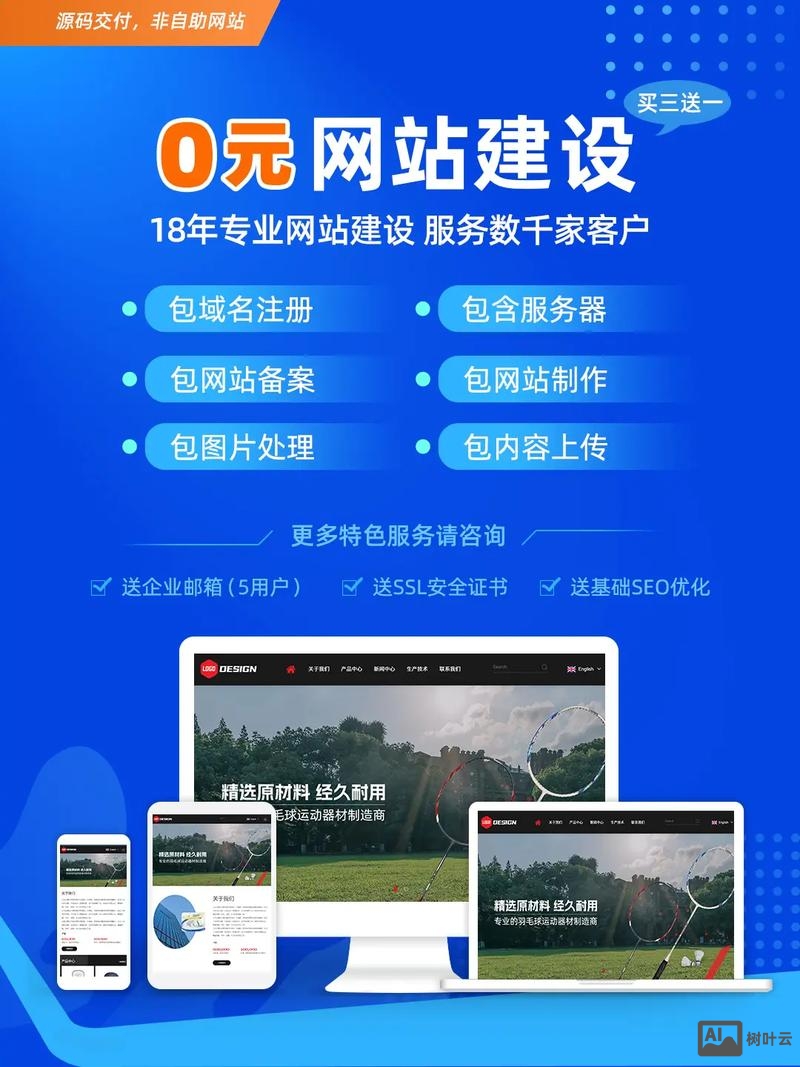 免费域名网站搭建