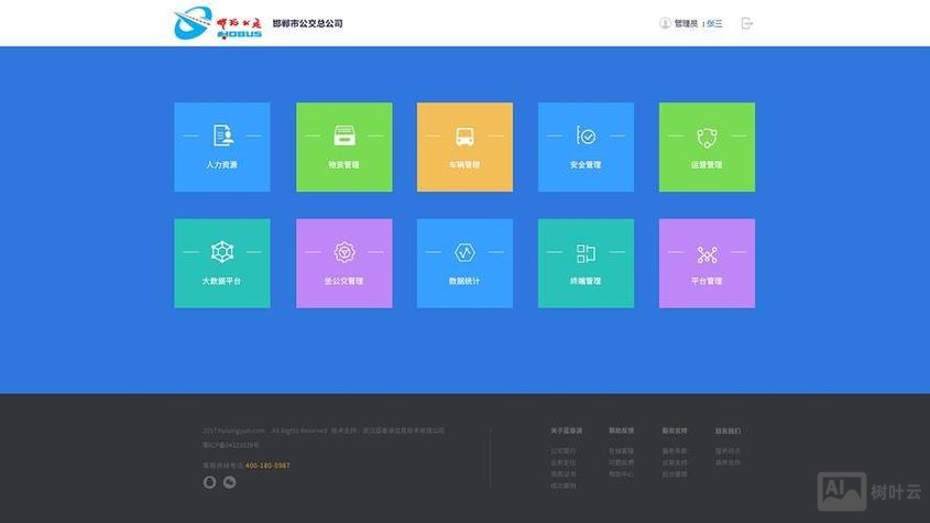 网站的搭建 模块