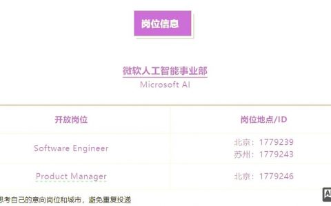 microsoft 校园招聘，微软校招何时开启？岗位有何要求？